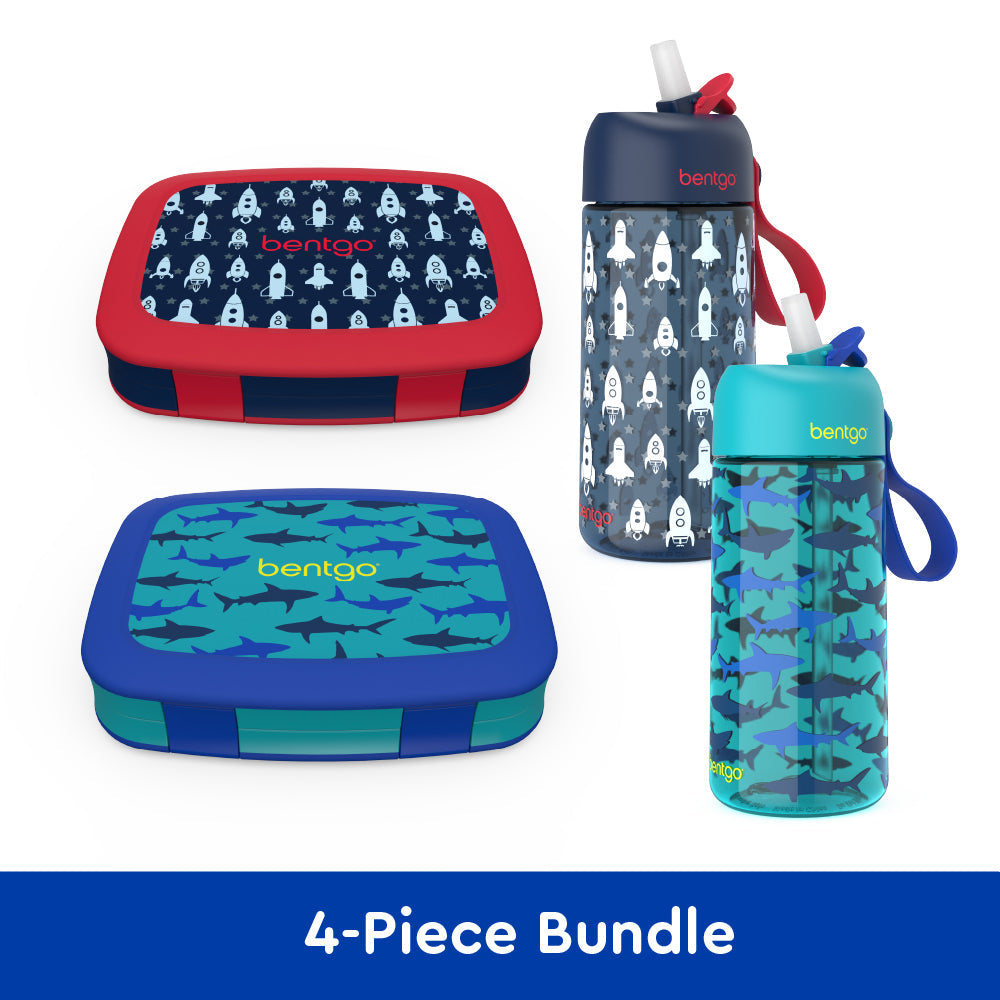 bentgo-kids-prints-lunch-boxes-and-water-bottles-x6 bentgo-lunch-box-bottle-bundle-rocket-shark-1.jpg